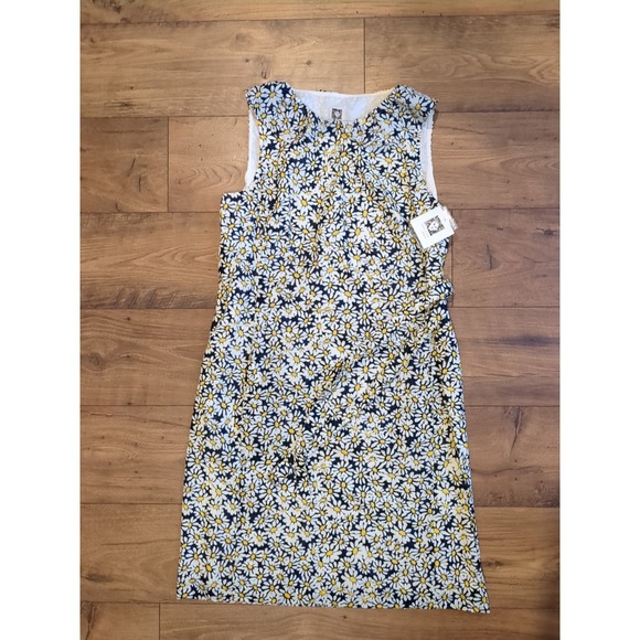 NWT Anne Klein Womens Sz‎ 12 Floral Ultramarine Dress - Picture 1 of 16